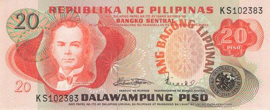 Philippinen 20 Piso 1978 p162a